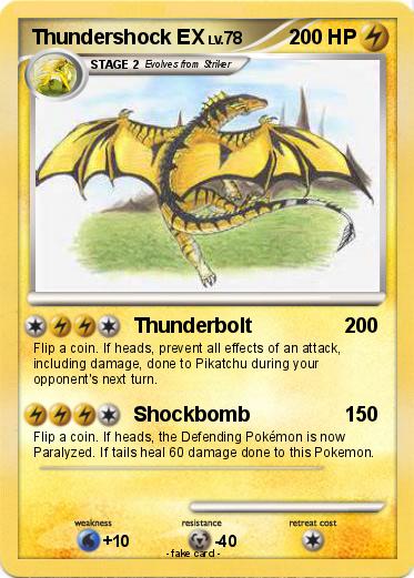 Pokemon Thundershock EX