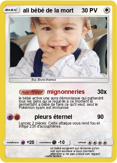 Pokemon ali bébé de la mort