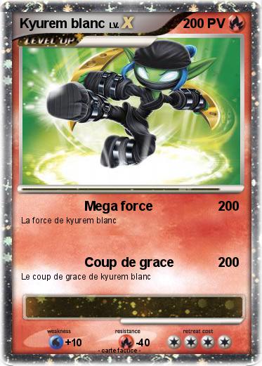 Pokemon Kyurem blanc