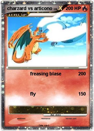 Pokemon charzard vs articono