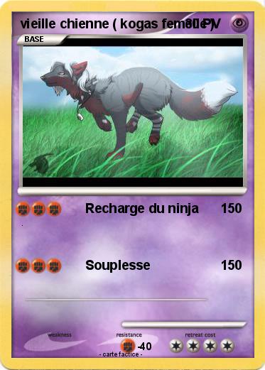 Pokemon vieille chienne ( kogas femelle )
