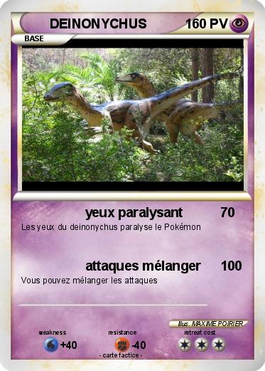 Pokemon DEINONYCHUS