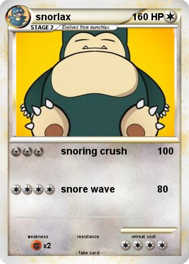 Pokemon snorlax