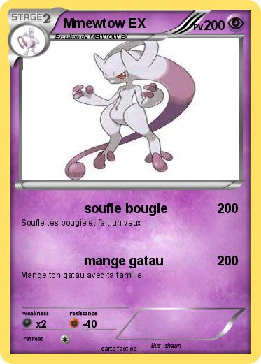 Pokemon Mmewtow EX