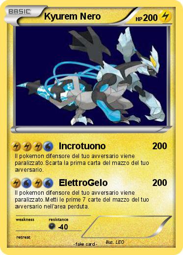 Pokemon Kyurem Nero