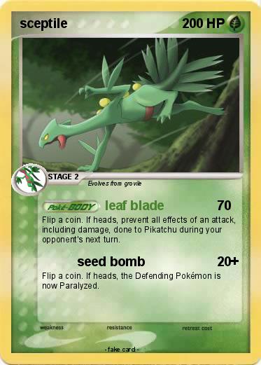 Pokemon sceptile