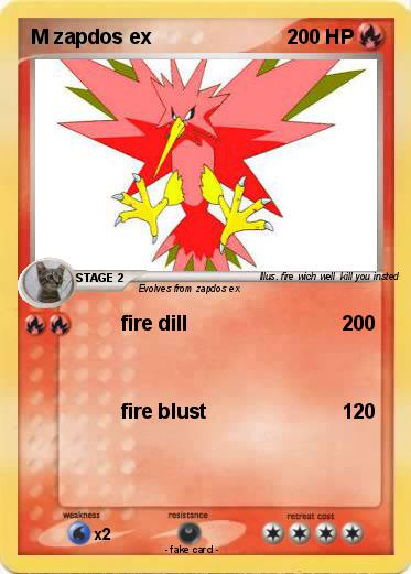 Pokemon M zapdos ex