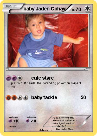 Pokemon baby Jaden Cohavi