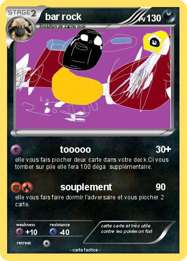 Pokemon bar rock