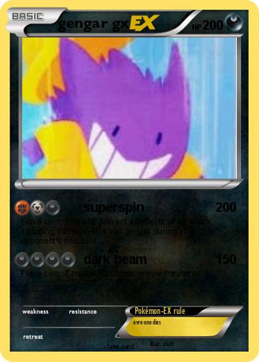 Pokemon gengar gx