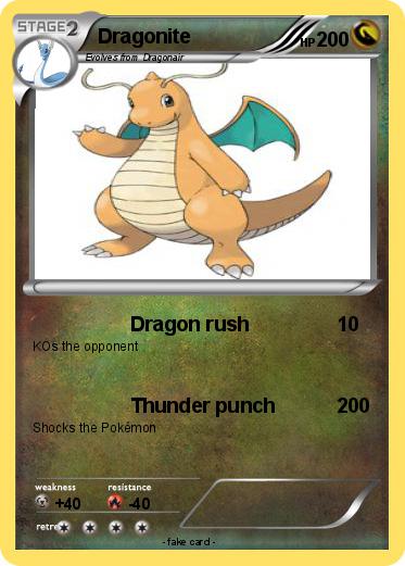 Pokemon Dragonite
