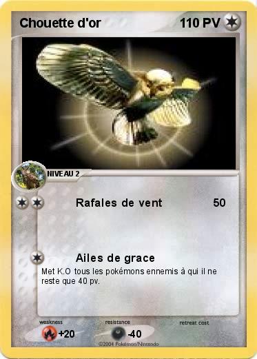 Pokemon Chouette d'or