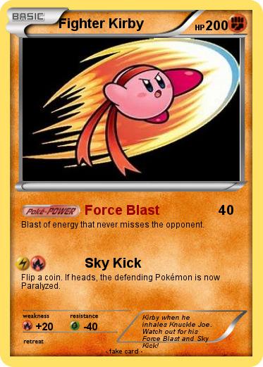 Pokemon Fighter Kirby