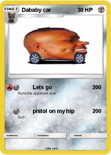 Pokemon Dababy car