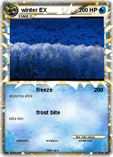 Pokemon winter EX
