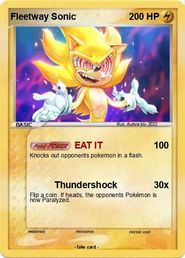 Pokemon Fleetway Sonic