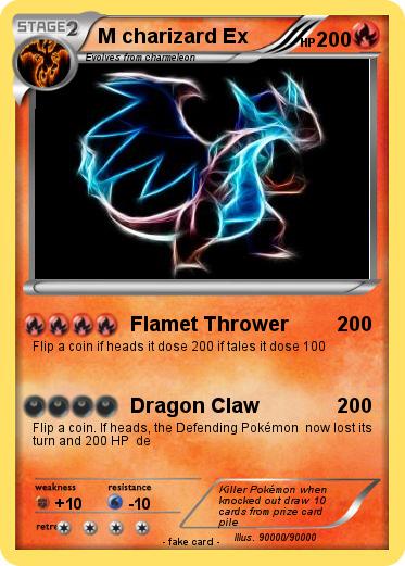 Pokemon M charizard Ex