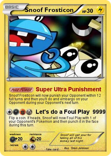 Pokemon Snoof Frosticon