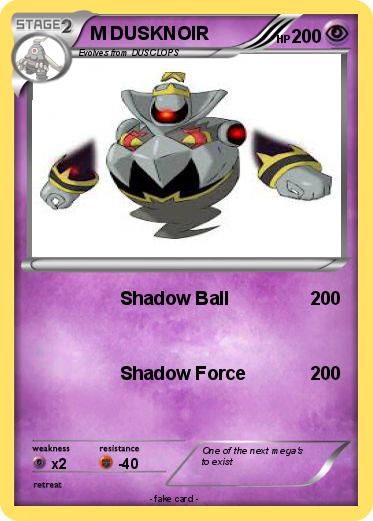 Pokemon M DUSKNOIR