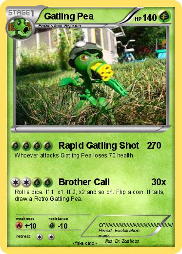 Pokemon Gatling Pea