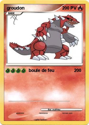 Pokemon groudon