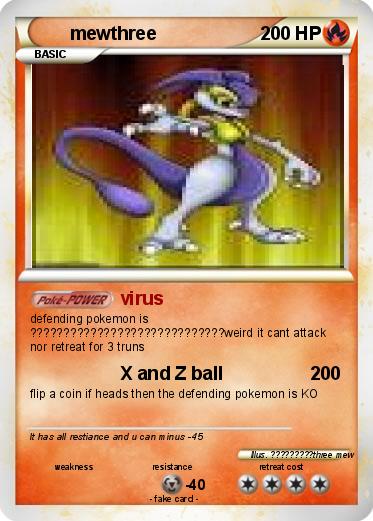 Pokemon mewthree