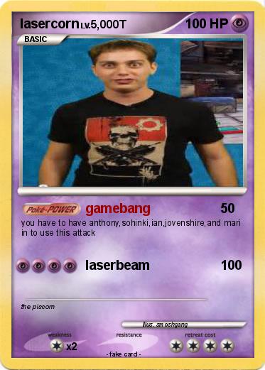 Pokemon lasercorn