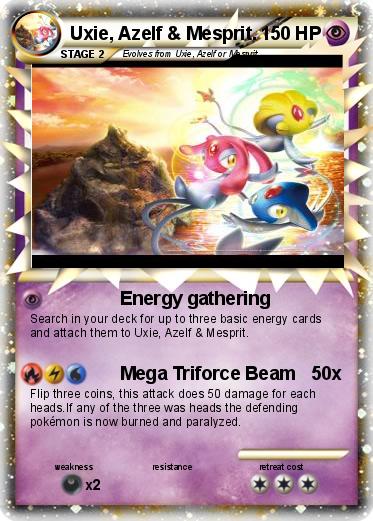 Pokemon Uxie, Azelf & Mesprit.