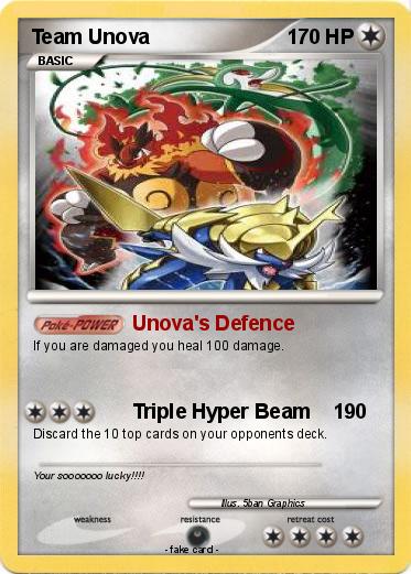 Pokemon Team Unova