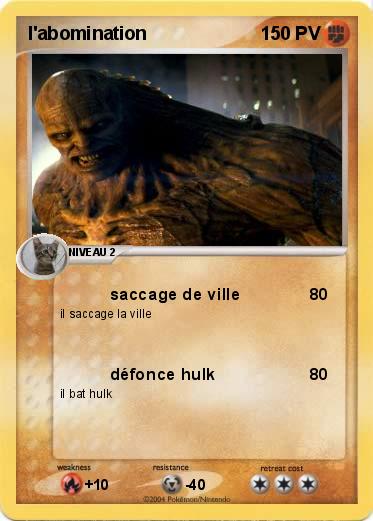 Pokemon l'abomination