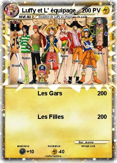 Pokemon Luffy et L' équipage