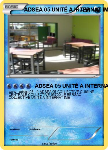 Pokemon ADSEA 05 UNITÉ A INTERNAT IME