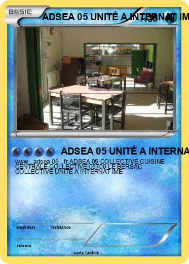 Pokemon ADSEA 05 UNITÉ A INTERNAT IME