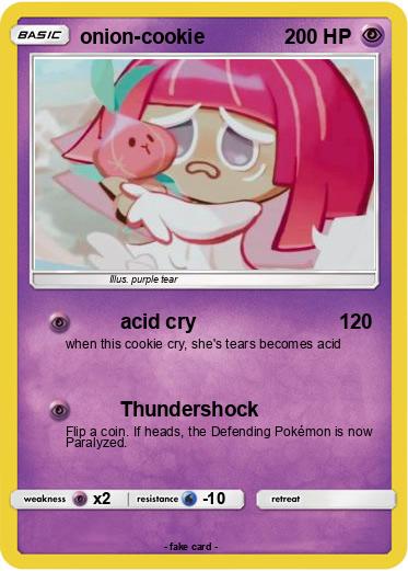 Pokemon onion-cookie