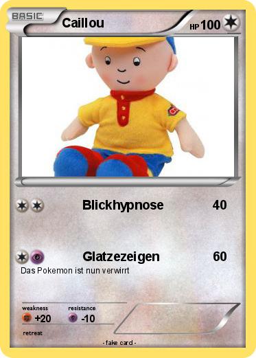Pokemon Caillou