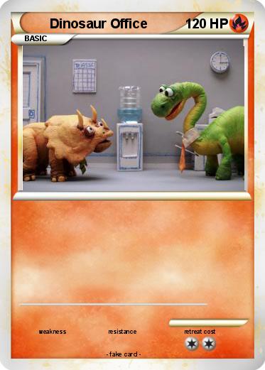 Pokemon Dinosaur Office