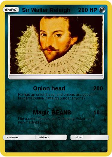 Pokemon Sir Walter Releigh