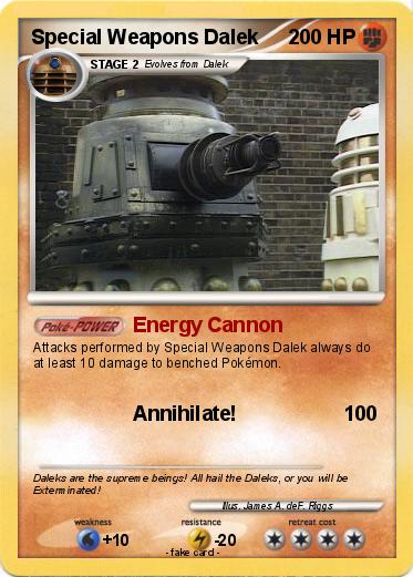 Pokemon Special Weapons Dalek