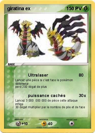 Pokemon giratina ex