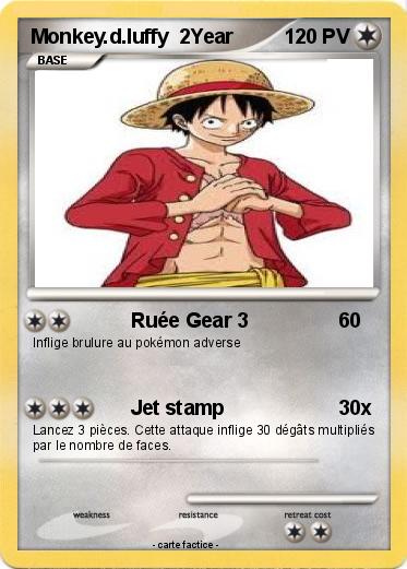 Pokemon Monkey.d.luffy  2Year