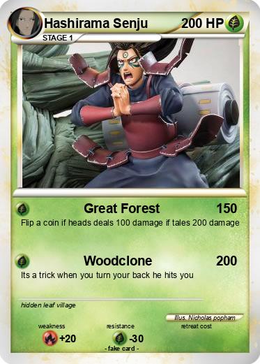 Pokemon Hashirama Senju