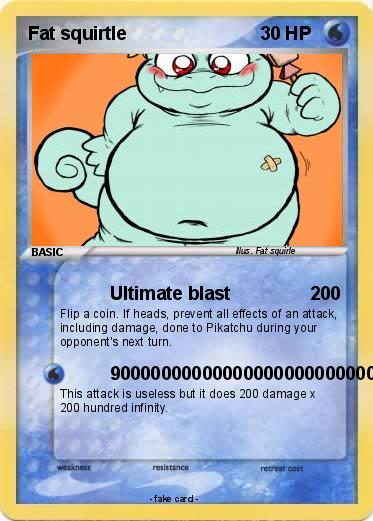 Pokemon Fat squirtle