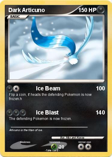 Pokemon Dark Articuno