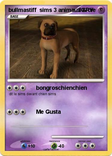 Pokemon bullmastiff  sims 3 animaux & cie