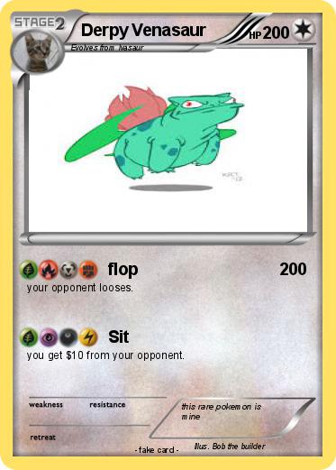 Pokemon Derpy Venasaur
