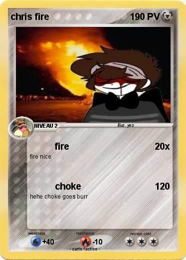 Pokemon chris fire
