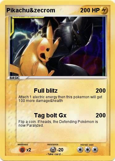 Pokemon Pikachu&zecrom