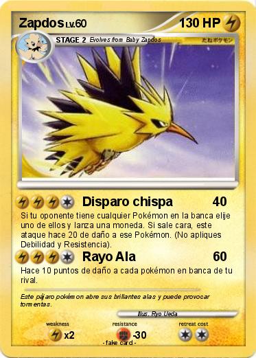 Pokemon Zapdos
