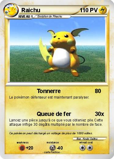 Pokemon Raichu