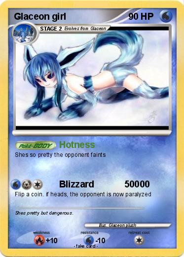 Pokemon Glaceon girl